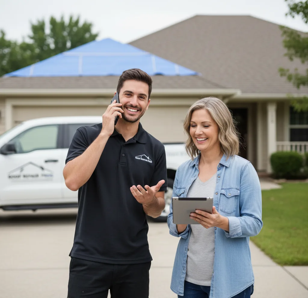 Modern Solutions Roof Repair customer support in Hallsville